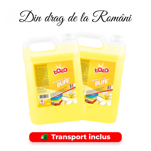 Pachet DETERGENTI - Bozo Detergent + Bozo Detergent 5KG - transport gratuit