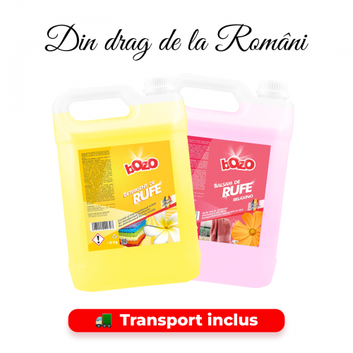 Pachet RELAXING - Bozo Detergent + Balsam Relaxing 5KG - transport inclus